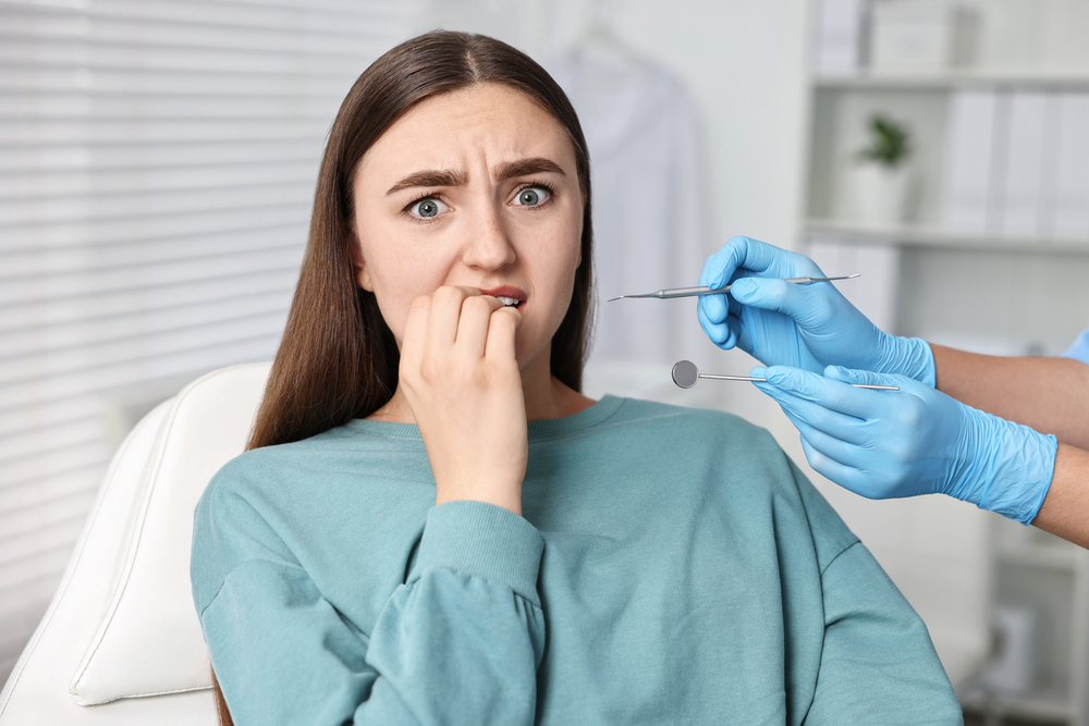anxious dental patient